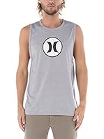 Nike Hurley Camiseta Tirantes Dri-Fit Block Party (Gris Jaspeado)