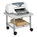 Safco 5206GR Underdesk Mobile Printer/Fax Stand, 19w x 16d x 13-1/2h, Gray
