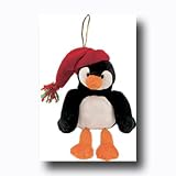 Countdown to Christmas Penguin Dangle Leg Plush Ornament