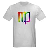 Virgo Ash Grey T-Shirt Gay pride Light T-Shirt by CafePress