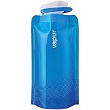 Vapur Shades Foldable Water Bottle, 18 oz in Cyan Blue
