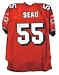 Junior Seau Miami Dolphins Autographed Orange Jersey