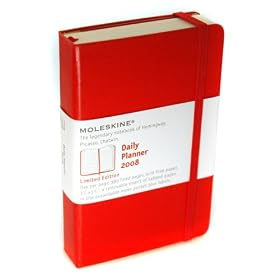 2008 Moleskine RED Pocket Daily Planner by Moleskine