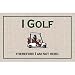 I Golf Doormat