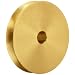 Boston Gear G1217 Grooved Pulley, Fits Round Belts 0.1875" or Smaller, 0.250" Face, Brass