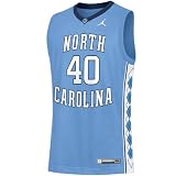 Nike North Carolina Tar Heels (UNC) #40 Replica Basketball Jersey-Carolina Blue (XX-Large)