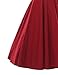 GownTown 1950s Retro Vintage Short Sleeve Party Swing Stretchy Dresses