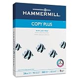 Copy Plus Copy Paper, 92 Brightness, 20lb, 8-1/2 x 11, White, 5000 Sheets/Carton