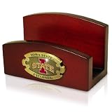 NCAA Wood Business Cardholder