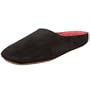 Woolrich Women's Somerton Scuff Slipper,Black,Small (US Women's 7-8 M)