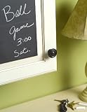 4 Peel & Stick Gray Chalkboard Squares by Wallies & WallCandy Arts