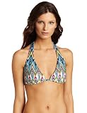 Hermanny By Vix Womens Peacock Tall Triangle Swimwear with Beading