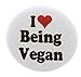 A&T Designs I love Being Vegan 1.25