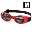 Doggles ILS Medium Shiny Red and Smoke Lens