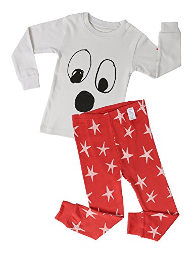 UniFriend Premium 100% COTTON Little Boys, Girls 2 Piece Pajama Set