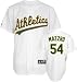 Ryan Sweeney Youth Jersey: 2010 Majestic Home White Replica #15 Oakland Athletics Jersey