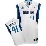 Dirk Nowitzki Youth Jersey: adidas White Replica #41 Dallas Mavericks Jersey