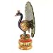 Wooden Peacock Handpainted As an Excellent Decoration Piece