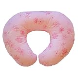 Boppy Bare Naked Pillow with Miracle Middle and Pink Flowers Slipcover