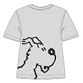 GREY SNOWY PORTRAIT T-SHIRT FROM THE ADVENTURES OF TINTIN