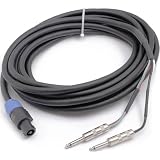 Hosa SKO-475Q Speaker Cable Speakon - 1/4-Inch TS 75 Feet