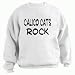 Calico Cats Rock Adult Sweatshirt (Crewneck) Various Colors