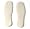 Soft Organic Merino Wool Insoles, Natural White, size 32