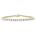 10k White or Yellow Gold Diamond 4-Prong Tennis Bracelet (3 cttw, I-J Color, I1-I2 Clarity)