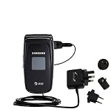 International Wall / AC Charger for the Samsung Jayhawk - Gomadic Brand w/ TipExchange Technology