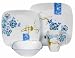 Corelle Square Asian Bloom Dinnerware Set 16-pc.