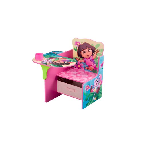 Nickelodeon's Dora Chair Desk with Pull out under the Seat Storage Bin
