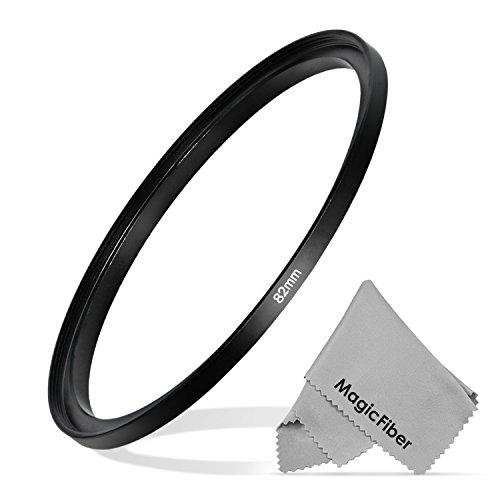 82MM Adapter Ring for Cokin P Series Filter Holder + Premium MagicFiber Microfiber Lens Cleaning Cloth