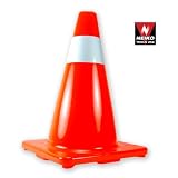 Industrial-Grade 18 Reflective Safety Cones - Weather/Sunlight/Impact Resistant
