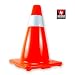 Industrial-Grade 18" Reflective Safety Cones - Weather/Sunlight/Impact Resistant