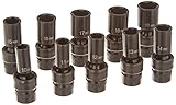 Grey Pneumatic (1210UMSD) 3/8' Drive 10-Piece Semi-Deep Metric Universal Socket Set [並行輸入品]