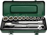 ＡＳＨ　６角ソケットレンチセット１２．７□×１３ＰＣＳ　3767221　VJS4100