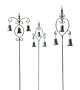 CBK Ltd 56-1/4-Inch H Wire Garden Stakes with Bell Accents, Set of 3