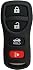 2002-2006 Nissan Maxima Keyless Entry Remote Key Fob w/ Free DIY Programming Instructions