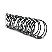 GBC WireBind Binding Spines, 0.375-Inch Spine Diameter, Black, 75 Sheet Capacity, 100 Spines (9775018)