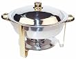 Chafing Dish with Gold Accent