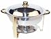 Chafing Dish with Gold Accent