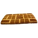 BROWN BRICK COCO COIR DOORMATS - ELEGANT FLOOR MATS - 18 X 30 by Coco Mats N More