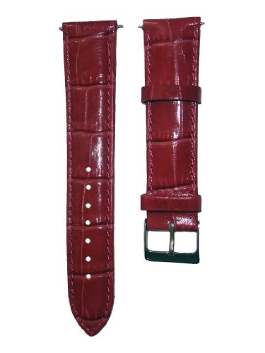 Timex 20mm Croco Grain Leather Band