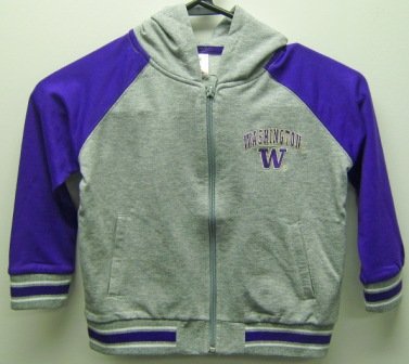 Buy Washington Huskies Toddler Full Zip Hooded Fleece by Colosseum