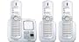 Philips CD5653S/38 T�l�phone sans fil avec r�pondeur 3 combin�s Silver