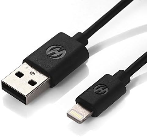 [2 Pack Apple MFi Certified Lightning Cables]-8-Pin Lightning to USB Charge and Sync Cable Apple USB Charger for iPhone 6 Plus / 6 / 5s / 5c / 5, iPad Air 2 / iPad Air / Mini 3 / Mini 2 / Mini / 4th, iPod touch 5th and iPod nano 7th (Black)