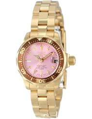Invicta Womens 12526 Pro-Diver Pink Dial Watch