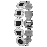 Search : Invicta Men's Elements Collection Brushed Stainless Steel Link with Polished Black Ion Plated Center Bracelet #5960