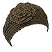 Wrapables Hand Knit Floral Headband