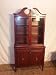 Mahogany China Cabinet with Lower Cupboard, #bu32